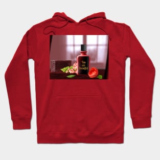 You are beautiful - red / black Hoodie